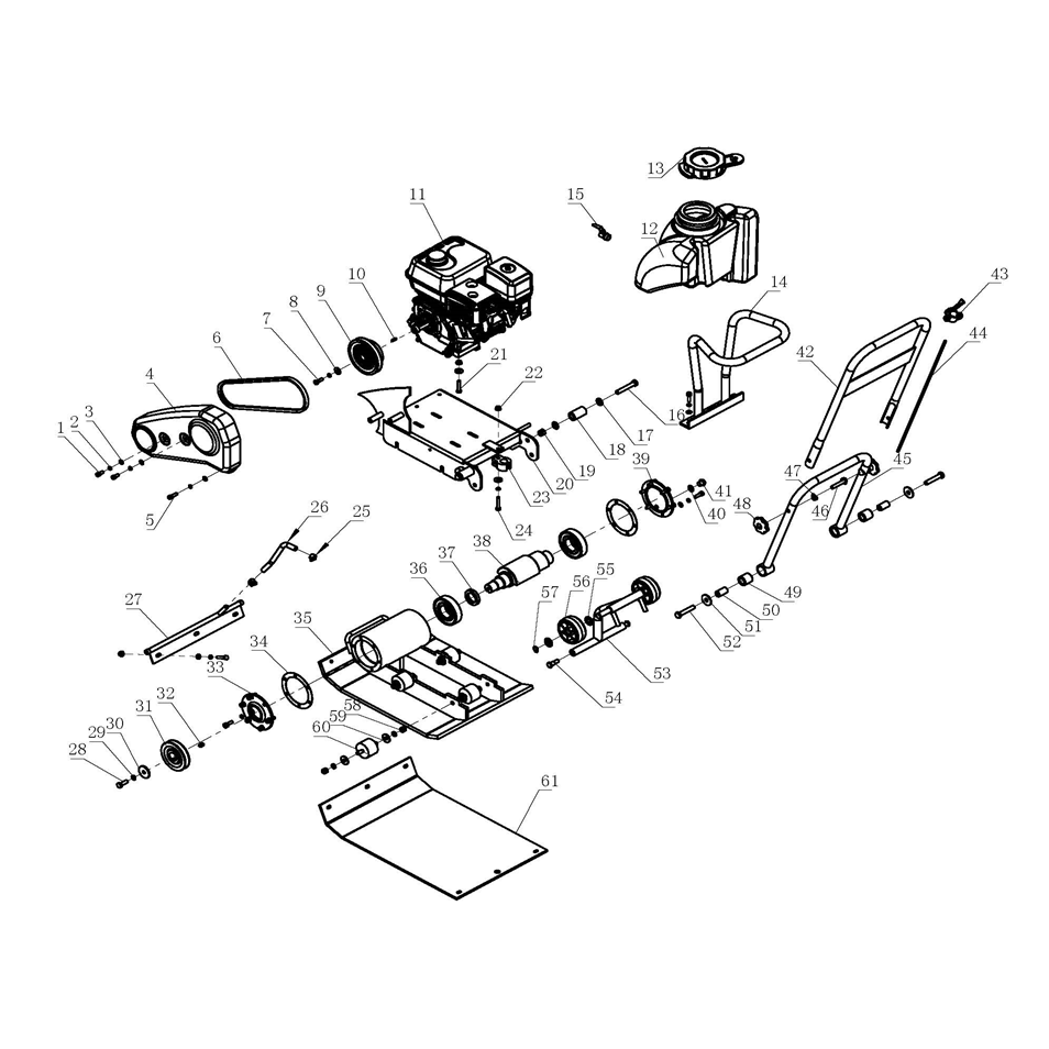 Виброплита бензиновая ВПБ-15 А