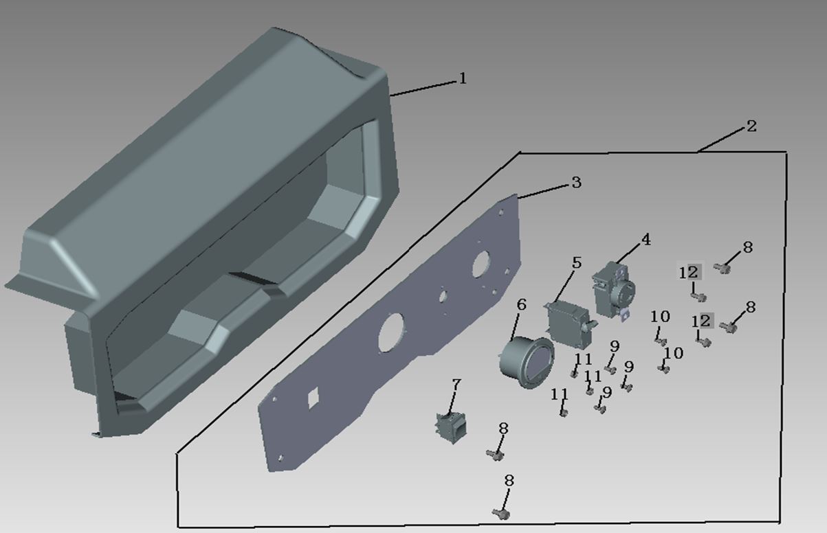 ЗАПЧАСТИ ДЛЯ ГЕНЕРАТОРА БЕНЗИНОВОГО ELITECH СГБ 3000Р (ПАНЕЛЬ УПРАВЛЕНИЯ)