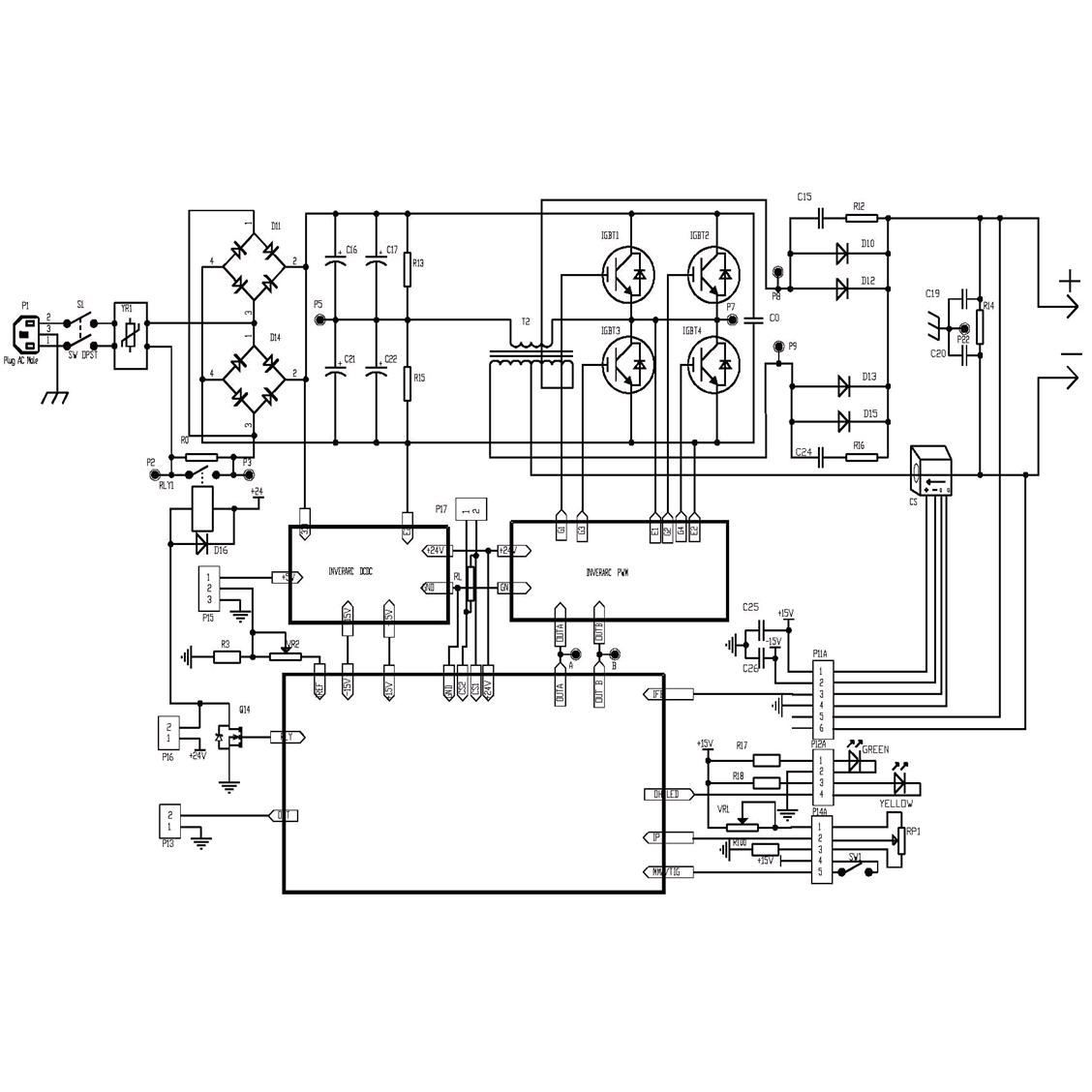 Сварочный инвертор с дисплеем, ММА ЗАС-Т3-220-Д