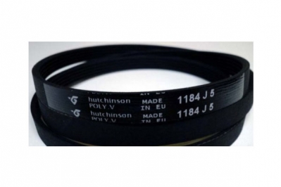 Ремень черный для стиральной машины Hutchinson 1184 J5