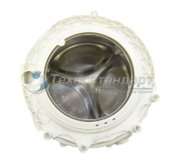 Бак стиральной машины Indesit в комплекте со шкивом, код 294330
