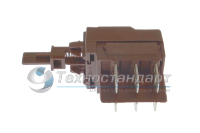 Кнопка сетевая стиральной машины Ardo, 6 контактов,  возможная замена 651016367, 522004602, 522000800, 522004600, 522004900, 92742816, 4819410