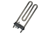 Тэн 1600W, прямой, с датчиком, L=175 мм, l=9 мм, резинка с "юбкой", для LG, код AEG33121513, замена AEG73309902, OEM