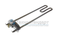 Тэн 2000W, прямой с датчиком, L=275 мм, l=16 мм, Атлант, замена 903443301908, 908092000061 Irca, Blackmann, Kawai